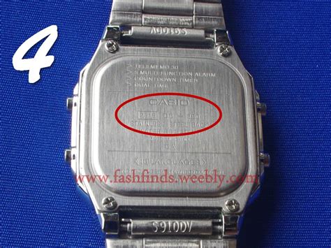 casio gold watch real vs fake|casio watch serial number.